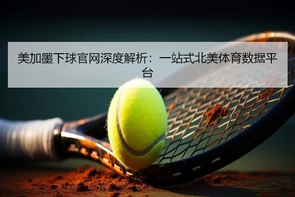 美加墨下球官网深度解析：一站式北美体育数据平台